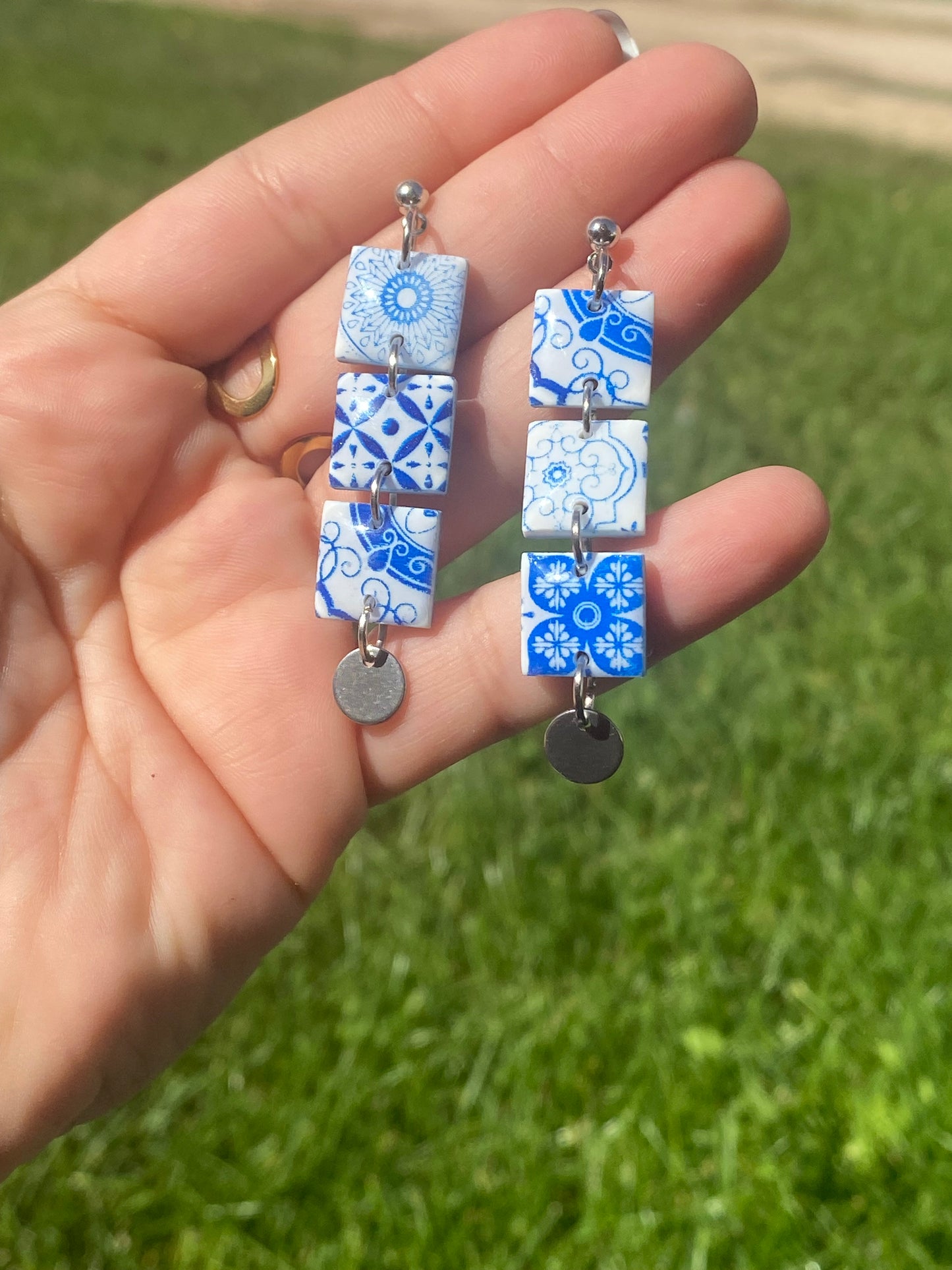 Azulejos triples Talaveranos