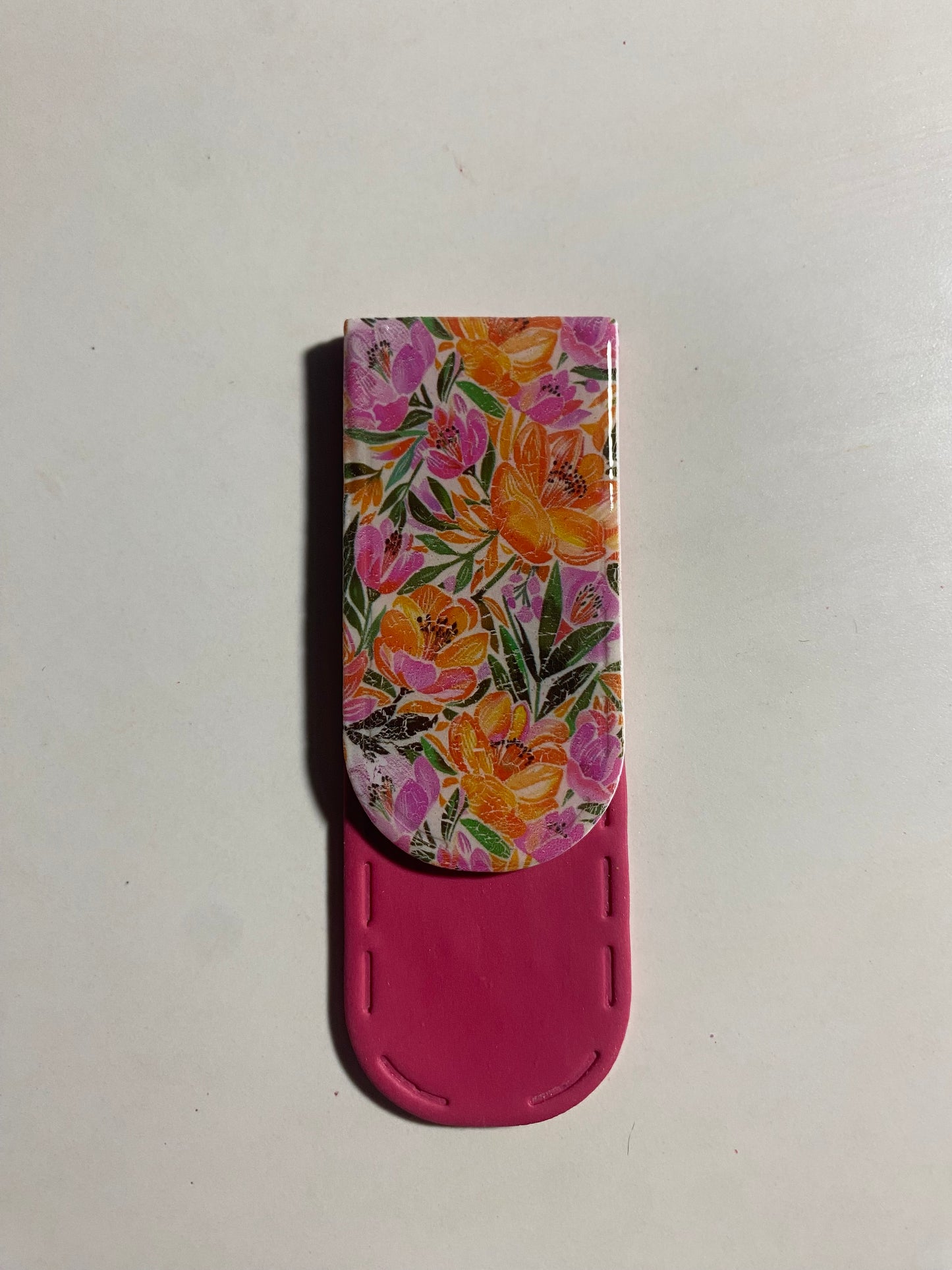 Marcapáginas flores