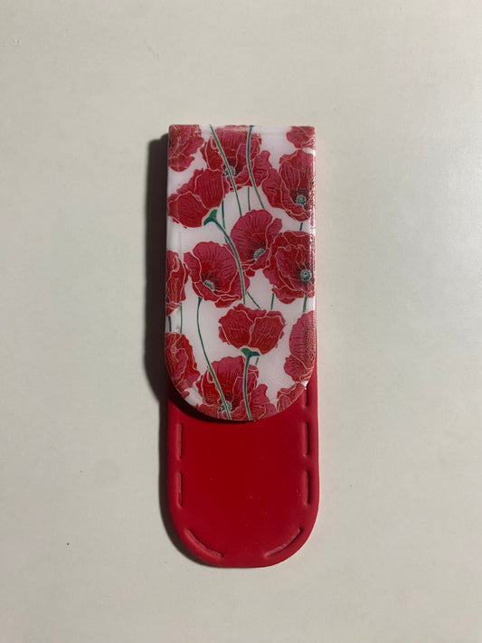 Marcapaginas amapola