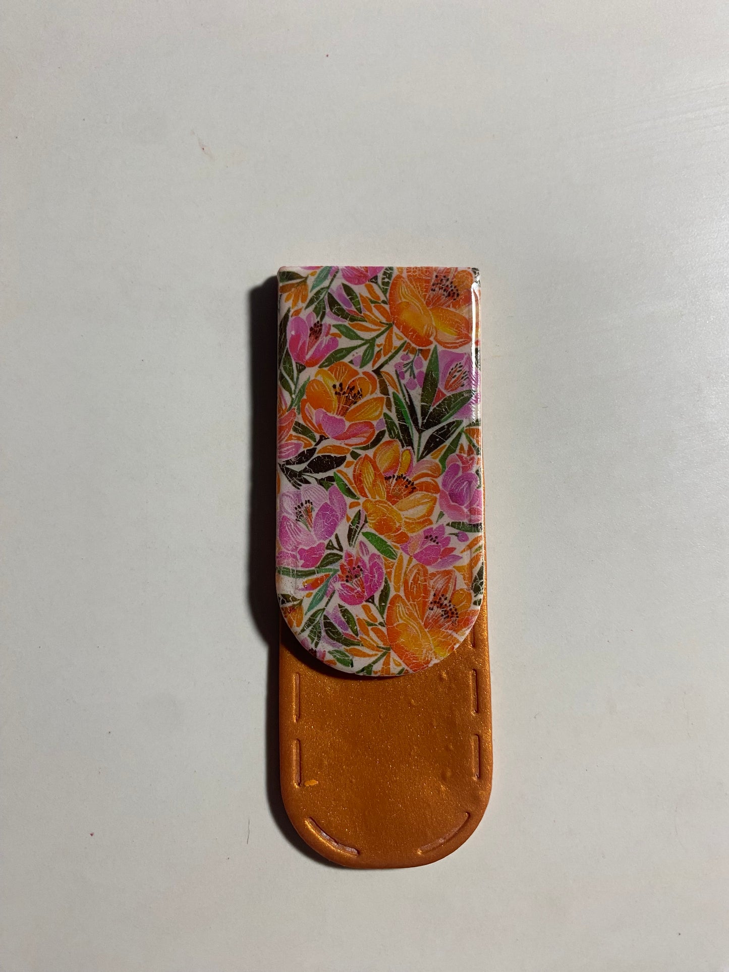 Marcapáginas flores