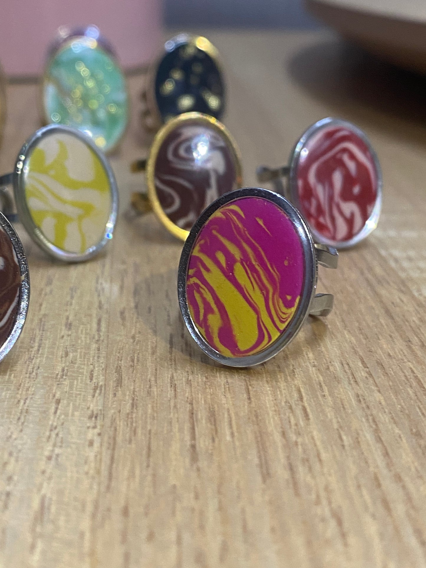 Anillo fucsia lima