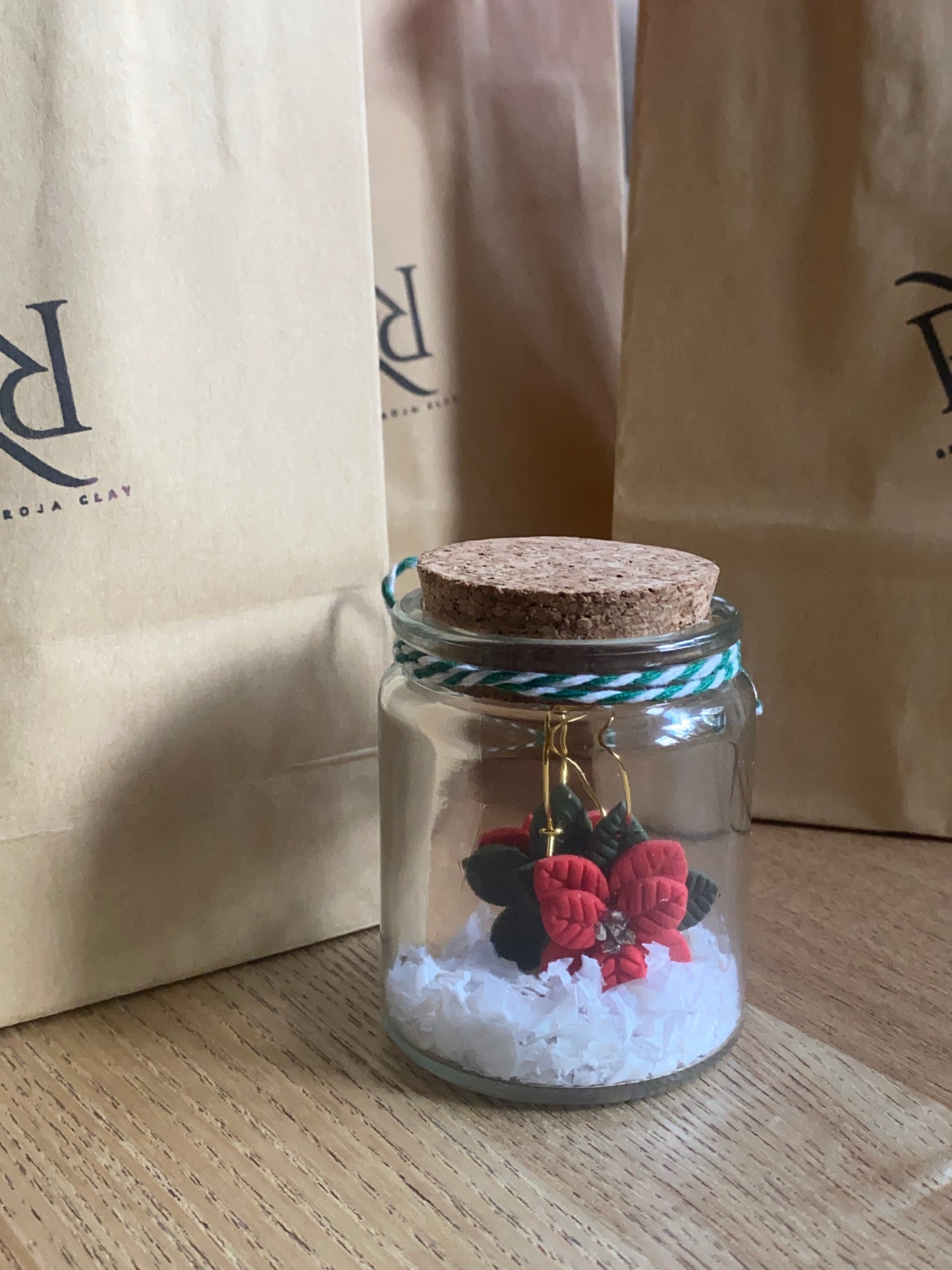 Tarro Flor de Pascua ✨