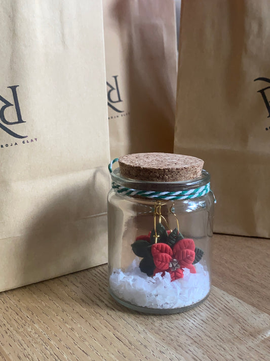 Tarro Flor de Pascua ✨