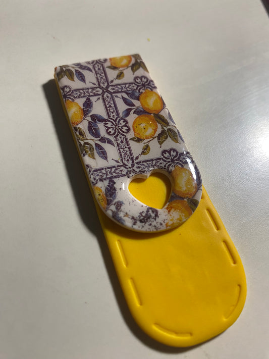 Marcapáginas limones