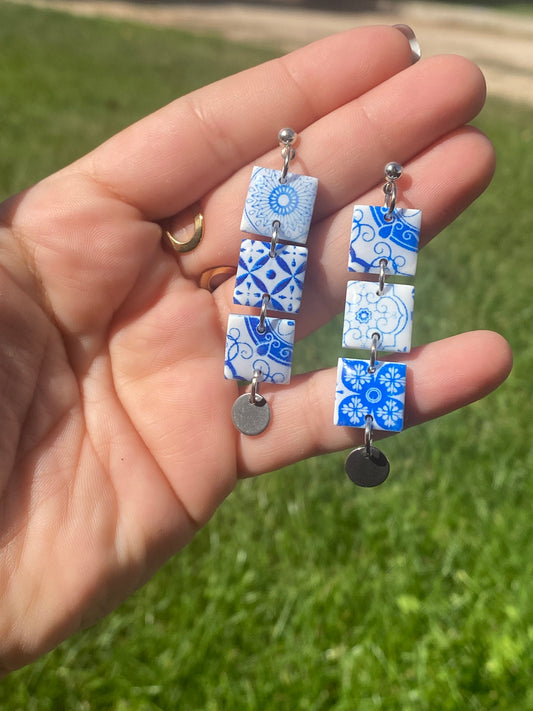Azulejos triples Talaveranos